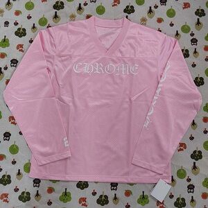 Chrome Hearts Love You Mesh Warm Up Jersey Pink